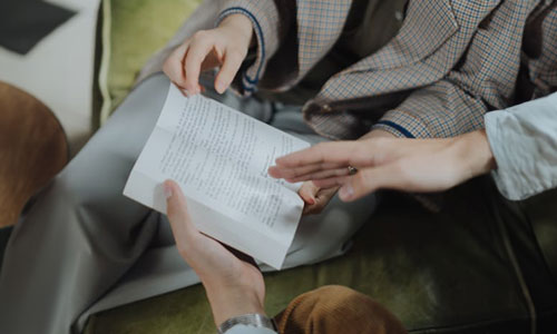 Reading-a-book