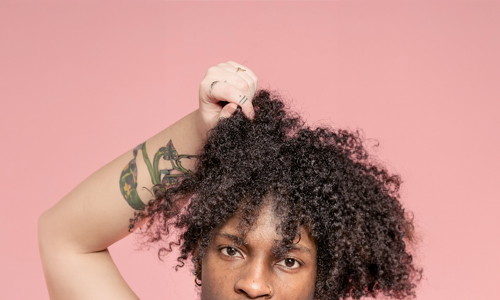 Curly hair care