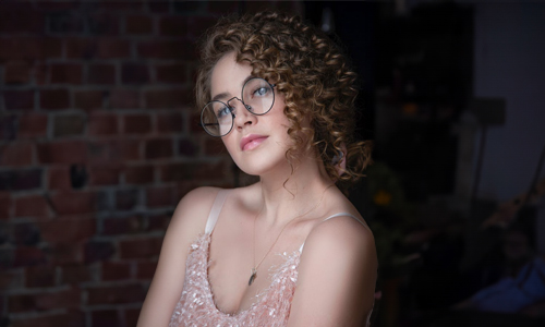 Girl in glasses