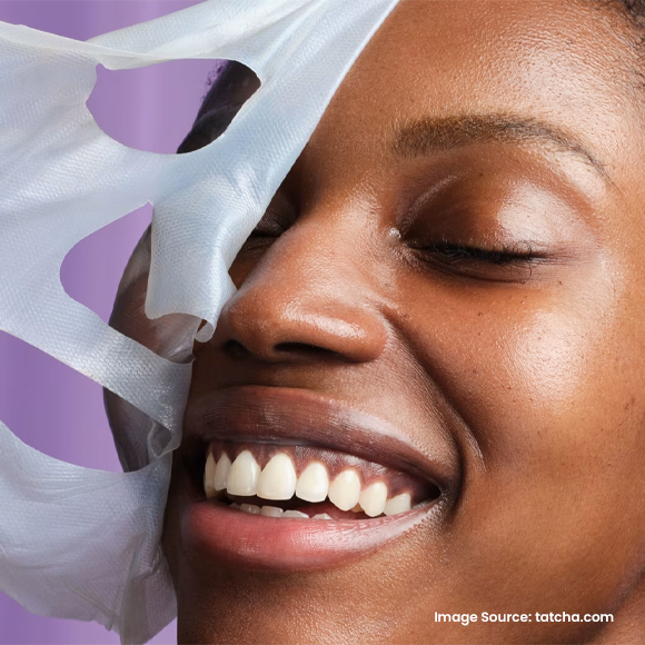woman in sheet Mask