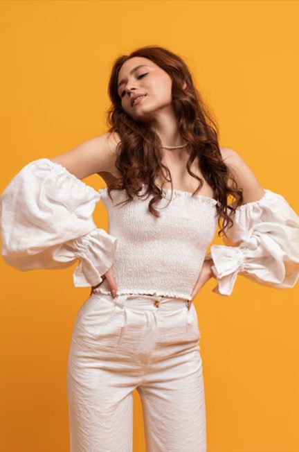 How to Wear Shirred Tops